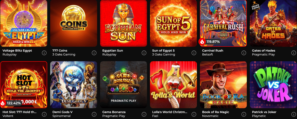 Slots Spiderbets Casino